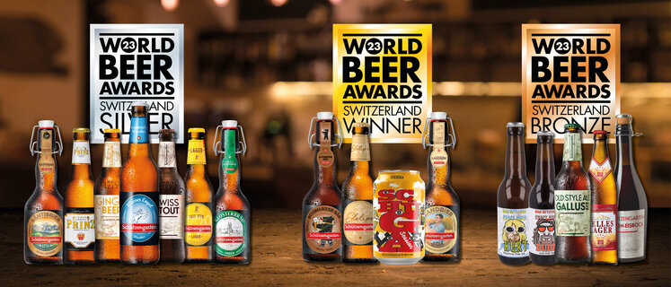4 Mal Gold für Schützengarten beim World Beer Award
