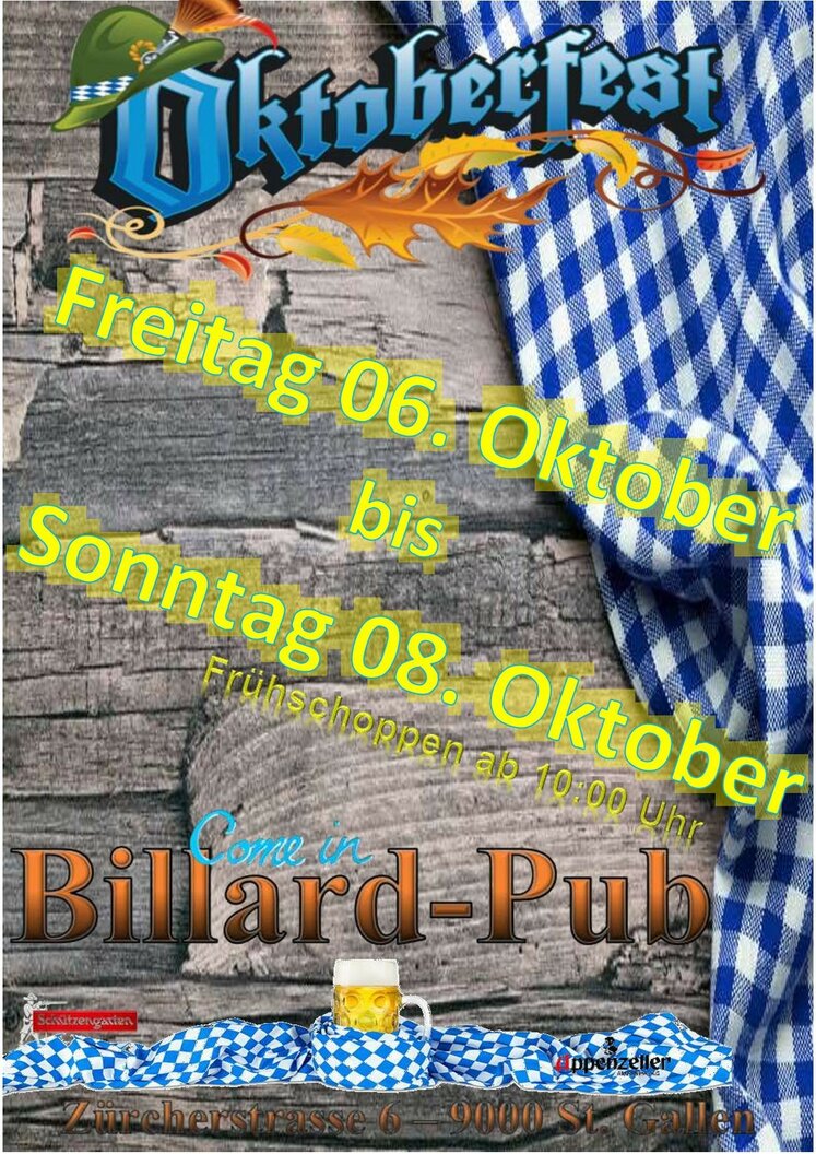 Oktoberfest Billard-Pub