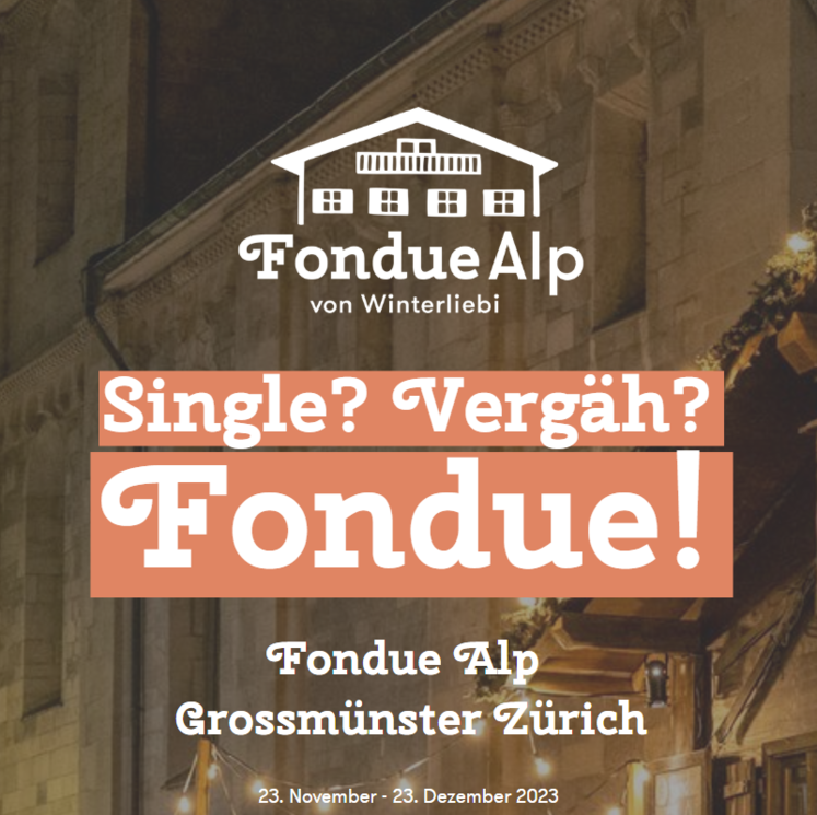 Fondue Alp Zürich Grossmünster Zürich 