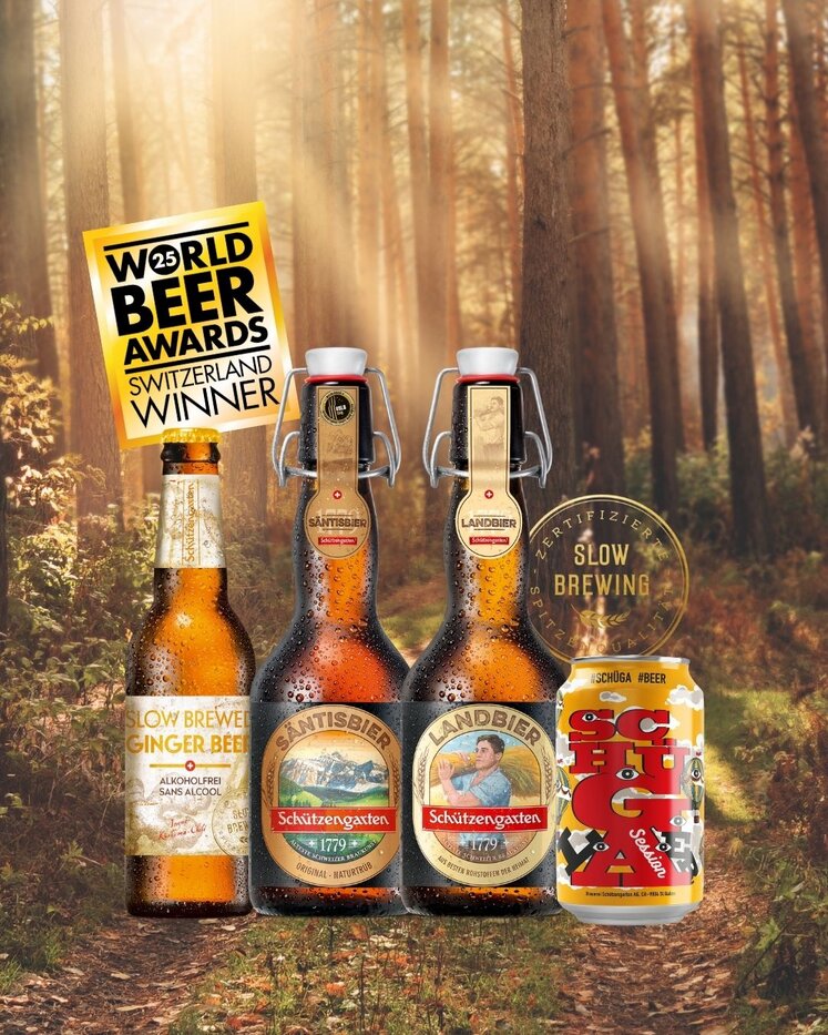 Vierfach-Gold für Schützengarten an den World Beer Awards